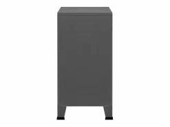 Outlet vidaxl Baúl de almacenaje industrial acero antracita 75x40x80 cm Gris antracita