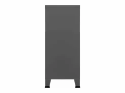 Best Baúl de almacenaje industrial acero antracita 90x40x100 cm Baúl Y Arcón