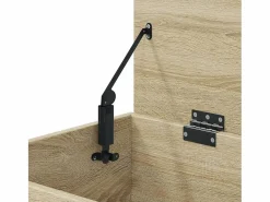 vidaxl Baúl de almacenaje madera contrachapada color roble 84x42x46cm