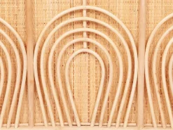OZAIA Baúl de almacenamiento de mimbre trenzado, An.91 x P. 48 x Al. 58 cm, Natural, LUMORA