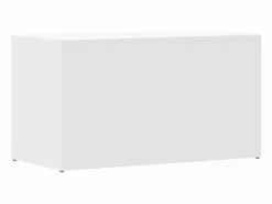 Best vidaxl Baúl de almacenamiento madera contrachapada 84x42x46 cm Blanco