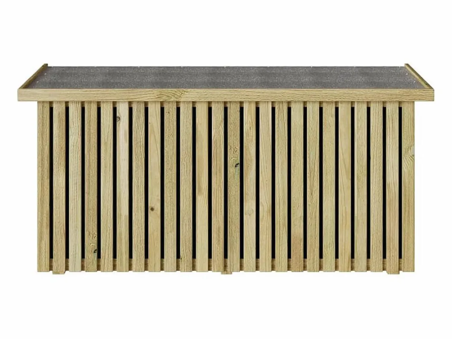 Online Baúl de Almacenamiento 119x44x58,5 cm Madera de Pino Tratado Armario De Jardín