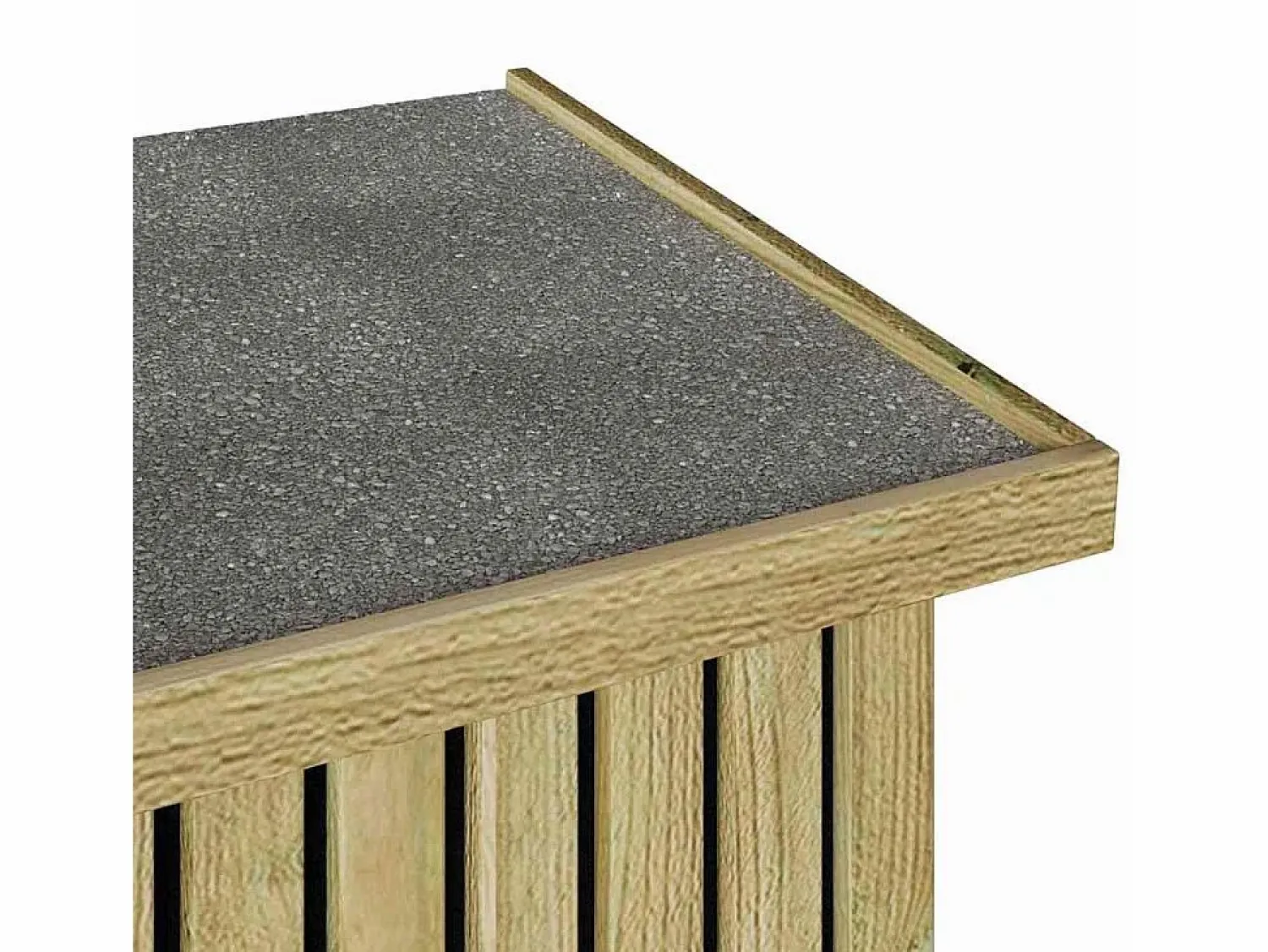 Online Baúl de Almacenamiento 119x44x58,5 cm Madera de Pino Tratado Armario De Jardín