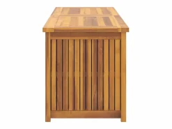 Hot vidaxl Baúl de jardín madera maciza de teca 150x50x55 cm Color natural claro