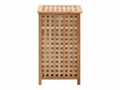 Baúl de ropa 39 x 39 x 65 cm Madera maciza de nogal