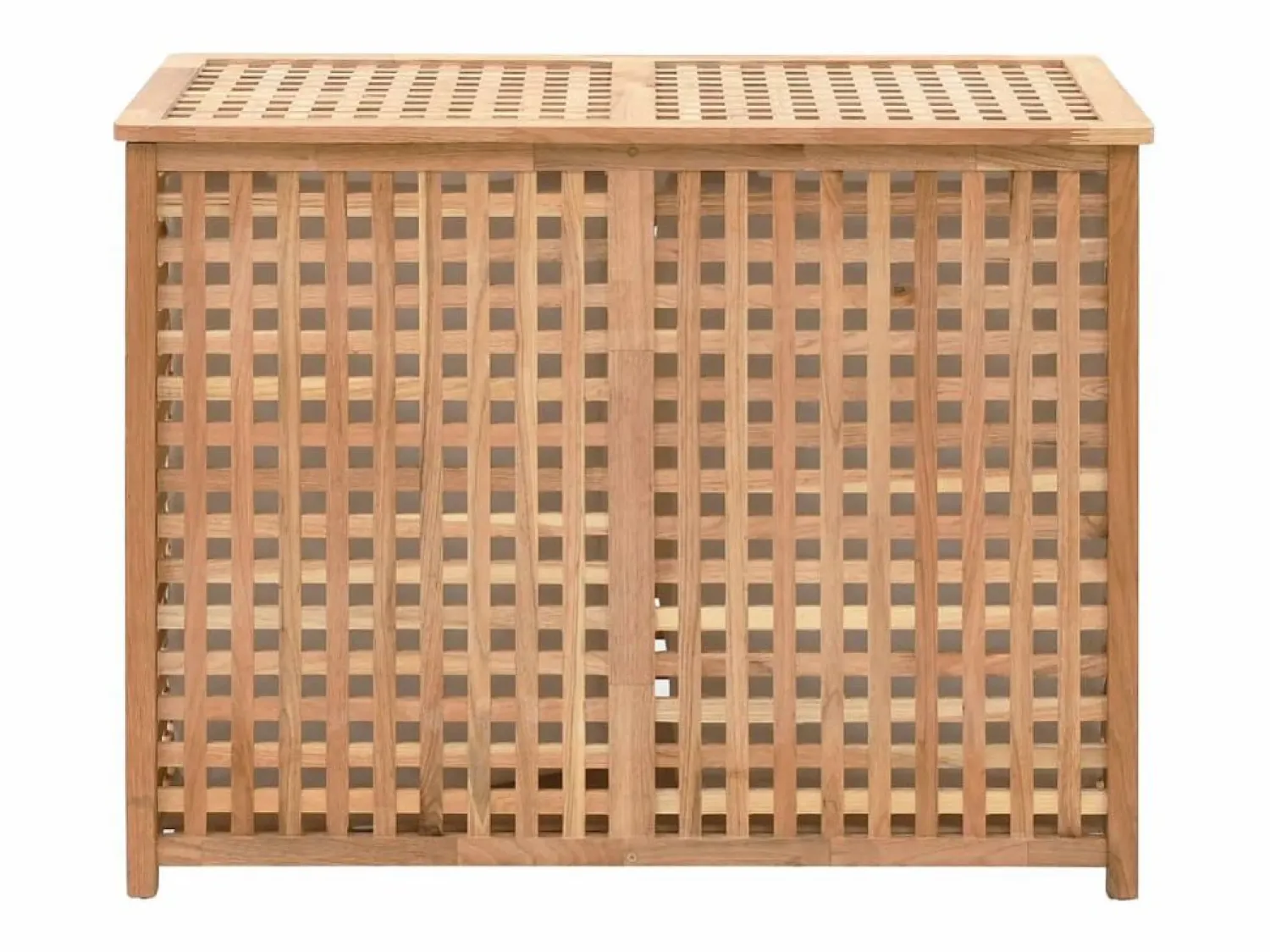 Hot Baúl de ropa 87,5x46x67 cm Madera maciza de nogal Marru00f3n