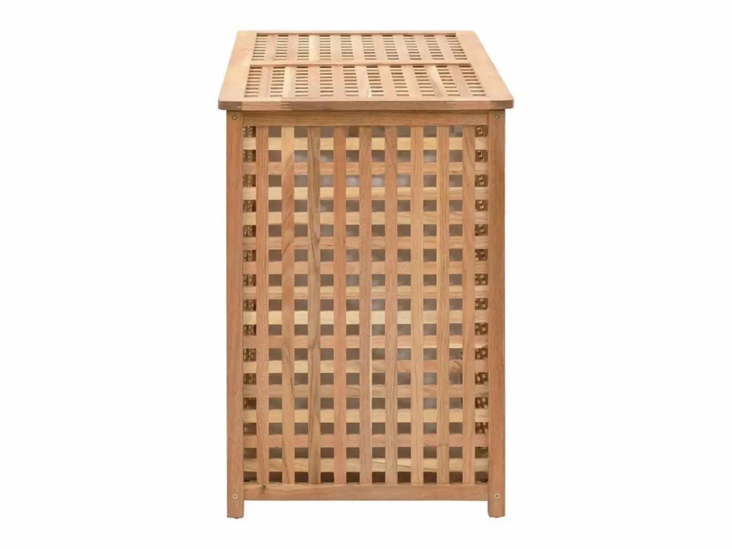 Hot Baúl de ropa 87,5x46x67 cm Madera maciza de nogal Marru00f3n
