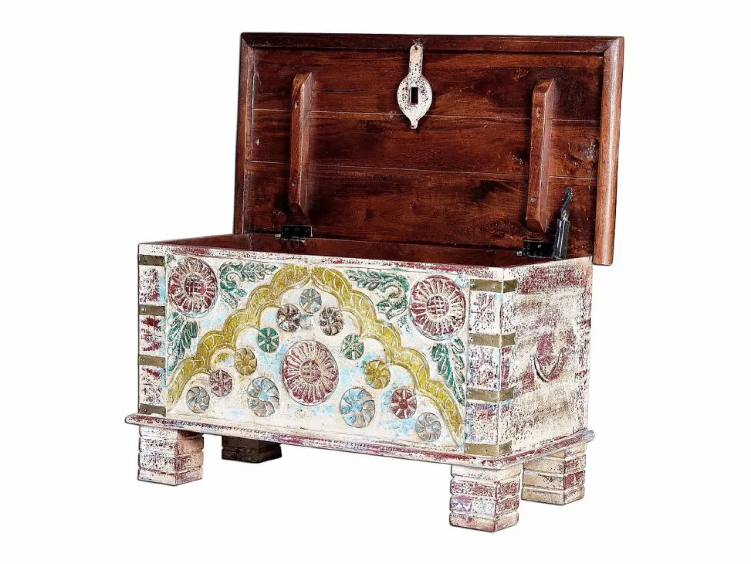 Giner y colomer Baúl madera de mango color nuez Marru00f3n