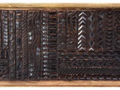 Best Baúl madera de mango y detalles oscuros Baúl Y Arcón|Accesorios De Almacenaje