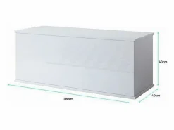 MB Muebles Bonitos Baúl para Dormitorio en Sonoma 100x40x40cm Ariel