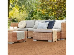 ECD Germany Baldosas para terrazas 30x30cm 1m² baldosas de jardín imitación