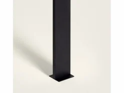 Ledkia Baliza de Pie Exterior Solar LED 1,5W 46cm Aluminio con Sensor de Movimiento Efren Square