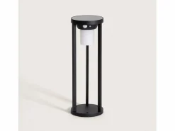 Baliza de Pie Exterior Solar LED 2W 40cm Aluminio con Sensor de Movimiento Eneko Energía Solar