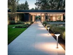 Hot Ledkia Baliza de Pie Exterior Solar LED 1,5W 50cm Acero Inoxidable Biel Negro