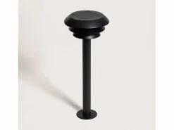 Hot Ledkia Baliza de Pie Exterior Solar LED 1,5W 50cm Acero Inoxidable Biel Negro