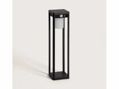 New Baliza de Pie Exterior Solar LED 2,5W 40cm Aluminio con Sensor de Movimiento Devah Energía Solar