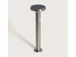 Online Baliza de Pie Exterior Solar LED 5W 50cm Acero Inoxidable con Sensor de Movimiento Barton Energía Solar