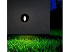Online Ledkia Baliza Exterior LED 3W Empotrable Pared Circular Boiler 4000K Blanco Neutro Negro