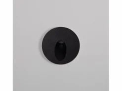 Online Ledkia Baliza Exterior LED 3W Empotrable Pared Circular Boiler 4000K Blanco Neutro Negro
