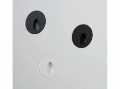 Online Ledkia Baliza Exterior LED 3W Empotrable Pared Circular Boiler 4000K Blanco Neutro Negro