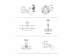 Baliza LED exterior Mac Floor XL Corten 4000K - 12W IP65 de aluminio h60cm - Downlight - Beneito & Faure Marru00f3n