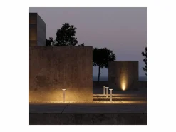 Baliza LED Mac Floor XL 3000K - 12W IP65 60cm de altura para exterior en aluminio - Downlight - Beneito & Faure Iluminación Exterior