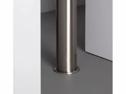 Outlet Baliza Solar Exterior LED 1.5W Superficie Pie 50cm con Detector de Movimiento Inti Inox 5000K Blanco Frío Energía Solar