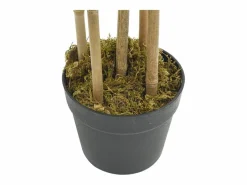 Hot Bambú artificial 730 hojas 120 cm Planta Artificial