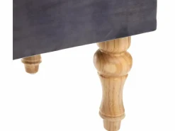 Discount Banco Baúl Atelie 1 Puerta Patas Terciopelo Roble Claro 102x41x38 Banco Y Pie De Cama|Banco Y Pie De Cama