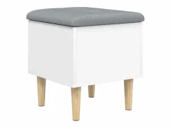 vidaxl Banco con almacenaje madera de ingeniería 42x42x46 cm
