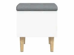 vidaxl Banco con almacenaje madera de ingeniería 42x42x46 cm