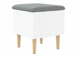vidaxl Banco con almacenaje madera de ingeniería 42x42x46 cm