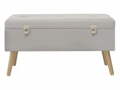 Best Banco con compartimento de terciopelo 80 cm ES891311 Banco Y Pie De Cama|Banco Y Pie De Cama