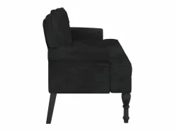 Sale Banco con respaldo Terciopelo 119,5x64,5x75 cm Banco Y Pie De Cama|Banco Y Pie De Cama