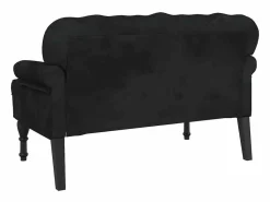 Sale Banco con respaldo Terciopelo 119,5x64,5x75 cm Banco Y Pie De Cama|Banco Y Pie De Cama