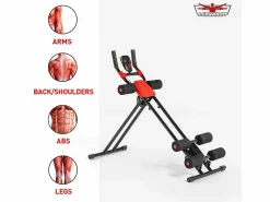 Leonardo Banco de abdominales multifunción fitness en casa plegable Kyliak