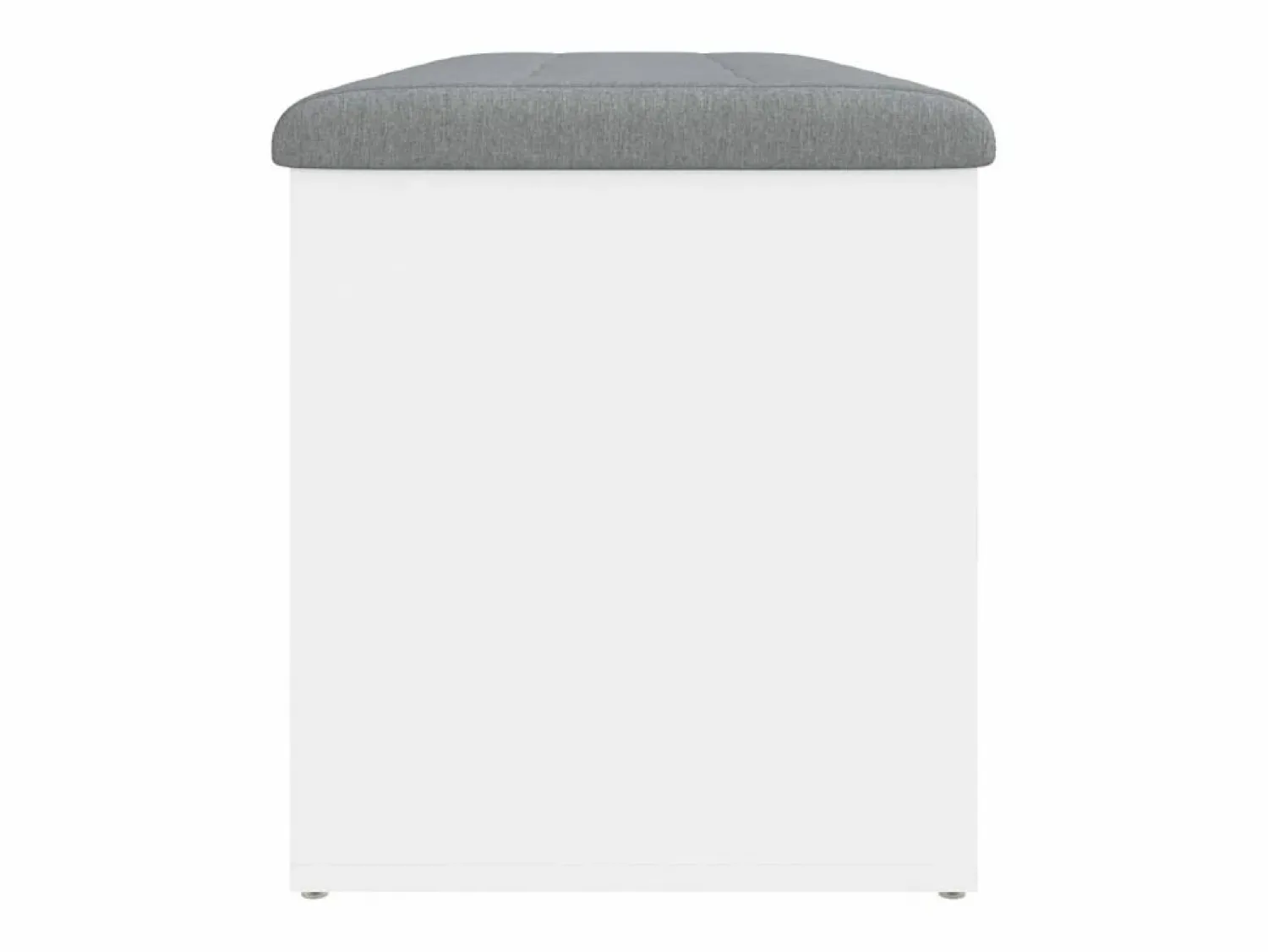 Outlet vidaxl Banco de almacenaje 102x42x45 cm madera de ingeniería Blanco