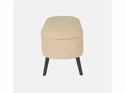 Outlet Sweeek Banco de arcón, extremo de la cama con revestimiento de borreguito Beige