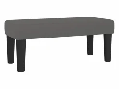 Hot vidaxl Banco de cuero sintético 70x30x30 cm Gris