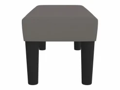 Hot vidaxl Banco de cuero sintético 70x30x30 cm Gris