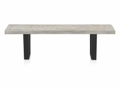 Online Banco de madera de mango en color patinado Blanco