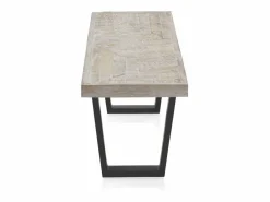 Online Banco de madera de mango en color patinado Blanco