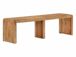 vidaxl Banco de madera maciza de acacia 160x38x45 cm