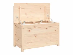 New Banco de madera maciza de pino 80x41x77 cm ES575010 Banco Y Pie De Cama|Banco Y Pie De Cama