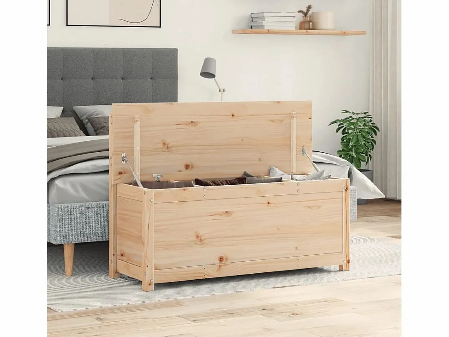 Discount Banco de madera maciza de pino 110x41x76,5 cm Banco Y Pie De Cama|Banco Y Pie De Cama