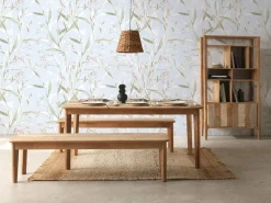 Banco de madera maciza de mango envejecido Banco Y Pie De Cama|Banco Y Pie De Cama