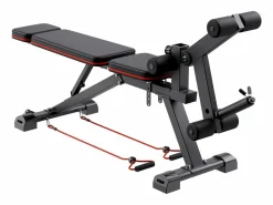 Outlet Banco de Pesas, SucceBuy Banco de Abdominales Ajustable para el Hogar Negro
