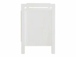 Best vidaxl Banco de recibidor madera maciza de pino 80x40x60 cm Blanco
