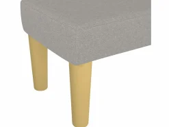 Best Banco de tela claro 100x30x30 cm Banco Y Pie De Cama|Banco Y Pie De Cama