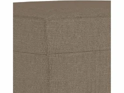 Hot Banco de tela gris taupe 100x35x41 cm ES224919 Topo